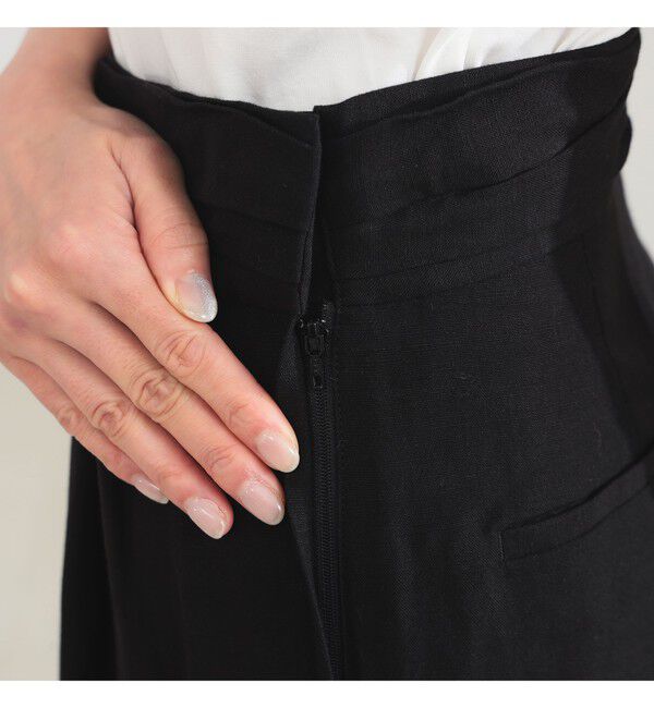 Demi-Luxe BEAMS 「AK+1 / リネン ダブルタック パンツ」|チノ|