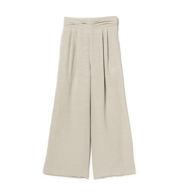 Demi-Luxe BEAMS 「AK+1 / リネン ダブルタック パンツ」|チノ|