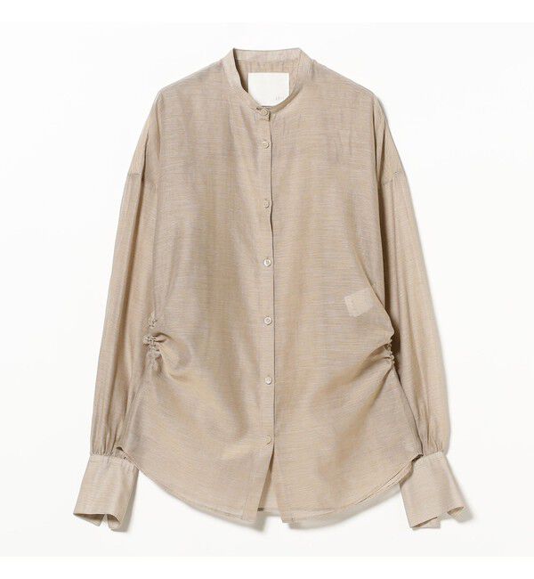 Demi-Luxe BEAMS 「AK+1 / コットンシルク ギンガム シャツ」|シャツ・ブラウス|