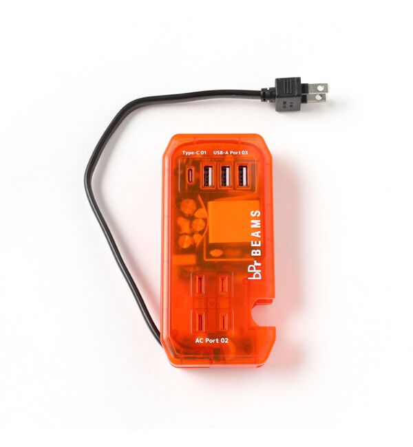 BEAMS「AC＆USB タップ スケルトン」|モバイルケース|