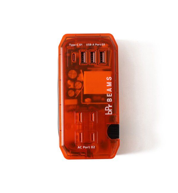 BEAMS「AC＆USB タップ スケルトン」|モバイルケース|