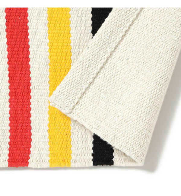 BEAMS「ストライプ ラグ L」|トイレタリー・ランドリーグッズ|