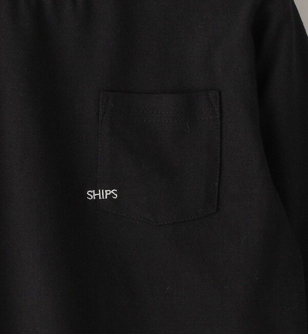 SHIPS KIDS「【WEB限定】SHIPS KIDS:100～160cm / ＜家族おそろい＞SHIPS マイクロロゴ ロングスリーブ TEE」|Tシャツ・カットソー|