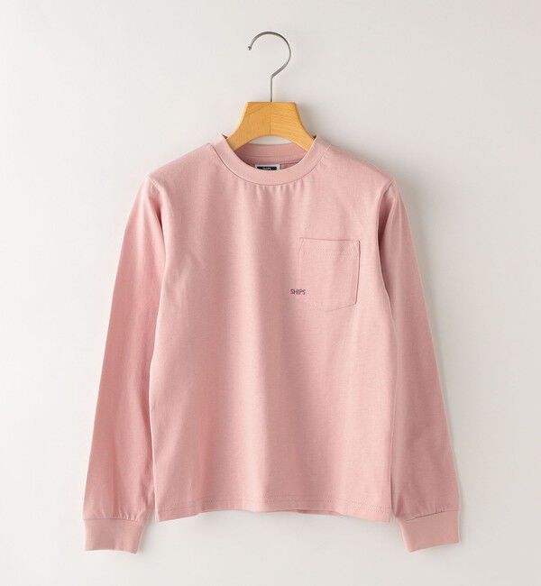 SHIPS KIDS「【WEB限定】SHIPS KIDS:100～160cm / ＜家族おそろい＞SHIPS マイクロロゴ ロングスリーブ TEE」|Tシャツ・カットソー|