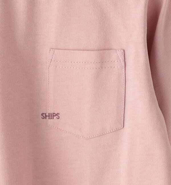 SHIPS KIDS「【WEB限定】SHIPS KIDS:100～160cm / ＜家族おそろい＞SHIPS マイクロロゴ ロングスリーブ TEE」|Tシャツ・カットソー|
