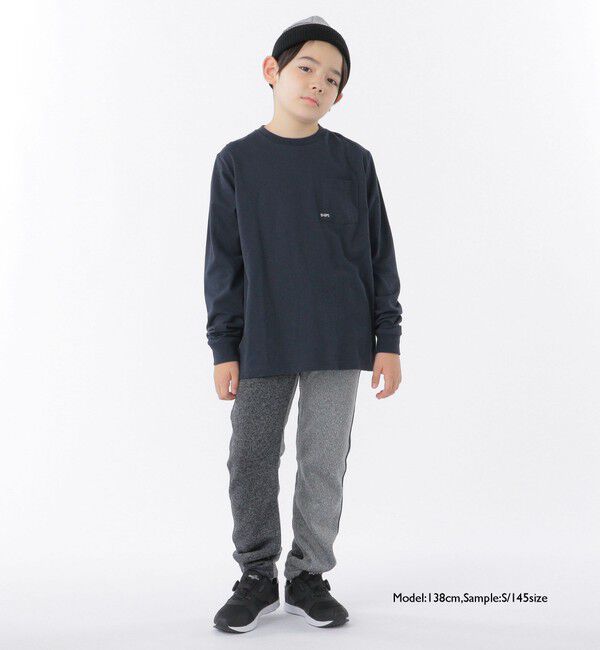 SHIPS KIDS「【WEB限定】SHIPS KIDS:100～160cm / ＜家族おそろい＞SHIPS マイクロロゴ ロングスリーブ TEE」|Tシャツ・カットソー|