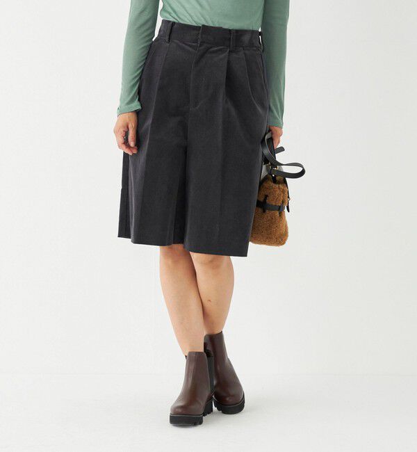 SHIPS Colors 「SHIPS Colors:〈洗濯機可能〉ストレッチ コーデュロイ キュロット」|キュロット|