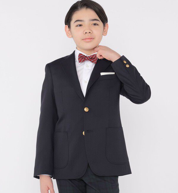 SHIPS KIDS「SHIPS KIDS:140～160cm / セレモニー ウール メタル ボタン ジャケット」|スーツ|