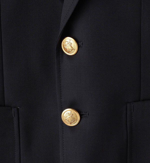 SHIPS KIDS「SHIPS KIDS:100～130cm / セレモニー ウール メタル ボタン ジャケット」|スーツ|