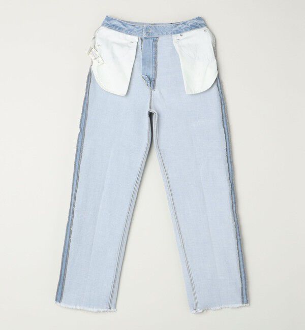 quaranciel「quaranciel:〈洗濯機可能〉ハンサム テーパード デニム パンツ 2」|デニム|