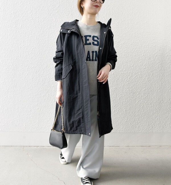 SHIPS any「SHIPS any:〈洗濯機可能〉オーバー フーディ ブルゾン コート」|その他|