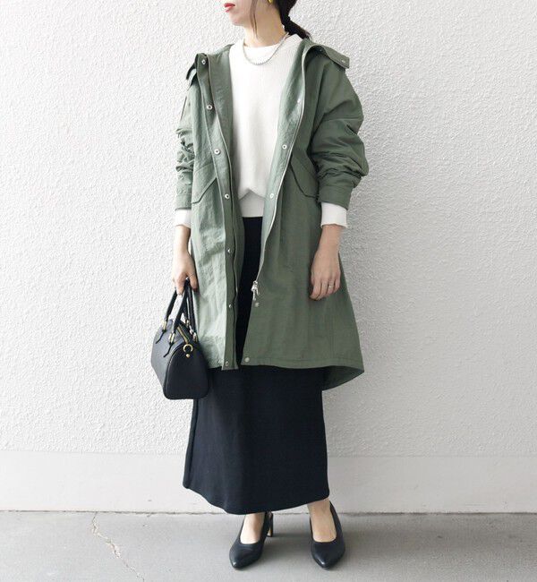 SHIPS any「SHIPS any:〈洗濯機可能〉オーバー フーディ ブルゾン コート」|その他|