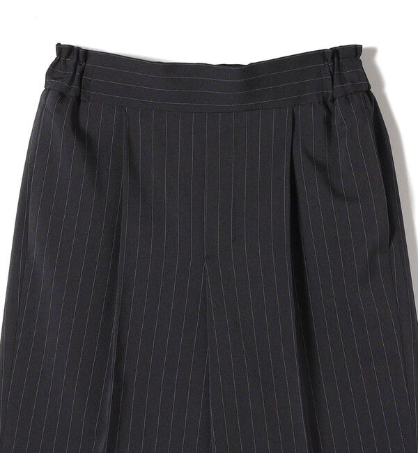 SHIPS for women「〈手洗い可能〉ストライプ ツイル ストレート パンツ」|スラックス|