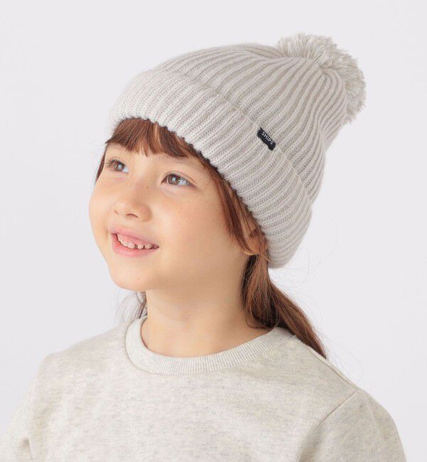 SHIPS KIDS「SHIPS KIDS:ポンポン ニット ワッチ」|ニット帽|