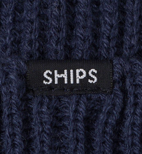 SHIPS KIDS「SHIPS KIDS:ポンポン ニット ワッチ」|ニット帽|