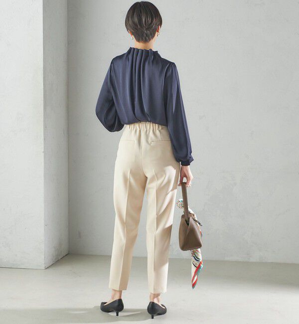SHIPS for women「〈手洗い可能〉タック テーパード パンツ（セットアップ対応）」|その他|