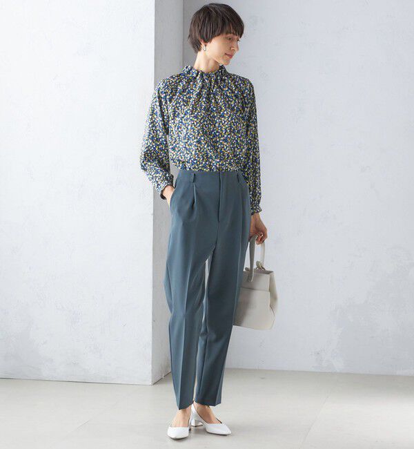 SHIPS for women「〈手洗い可能〉タック テーパード パンツ（セットアップ対応）」|その他|