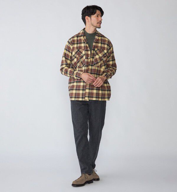 SHIPS「【SHIPS別注】Errico Formicola: コットンフランネル チェック オーバーシャツ」|シャツ・ブラウス|
