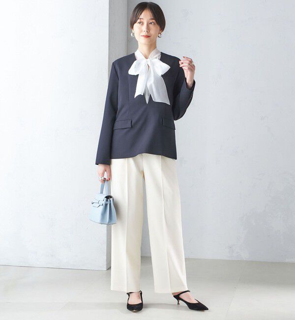 SHIPS for women「ストレッチ ツイル プルオーバー ジャケット(セットアップ対応)」|その他|