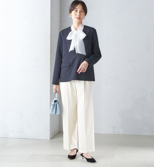 SHIPS for women「ストレッチ ツイル プルオーバー ジャケット(セットアップ対応)」|その他|