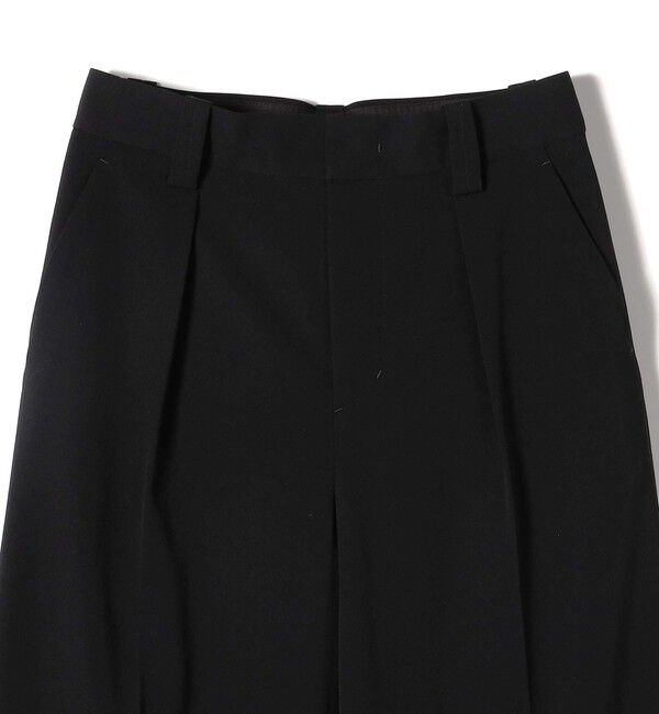 SHIPS for women「SHIPS Primary Navy Label: セミ フォーマル 梳毛 ワイドパンツ（セットアップ対応）」|その他|