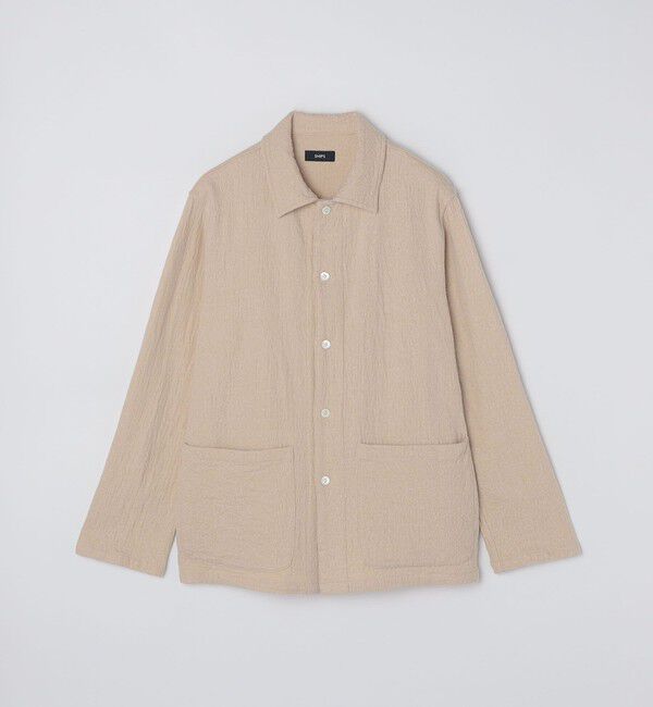 SHIPS「SHIPS: ブラッシュド シャツ アウター」|ブルゾン・スタジャン|