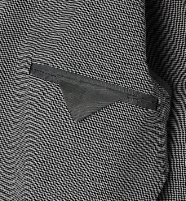 SHIPS「SHIPS:〈セットアップ対応〉ウォッシャブル セットアップ ハウンドトゥース ジャケット」|テーラードジャケット|