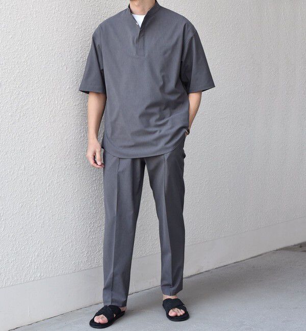 SHIPS any「SHIPS any:〈吸水速乾〉Rapidry バンドスキッパー プルオーバー シャツ(セットアップ対応)◇」|シャツ・ブラウス|