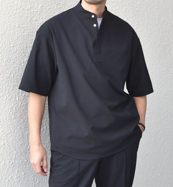 SHIPS any「SHIPS any:〈吸水速乾〉Rapidry バンドスキッパー プルオーバー シャツ(セットアップ対応)◇」|シャツ・ブラウス|