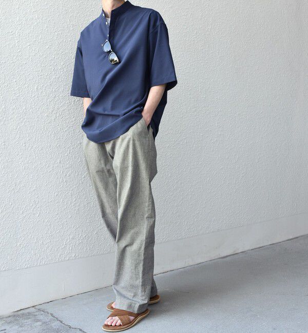 SHIPS any「SHIPS any:〈吸水速乾〉Rapidry バンドスキッパー プルオーバー シャツ(セットアップ対応)◇」|シャツ・ブラウス|