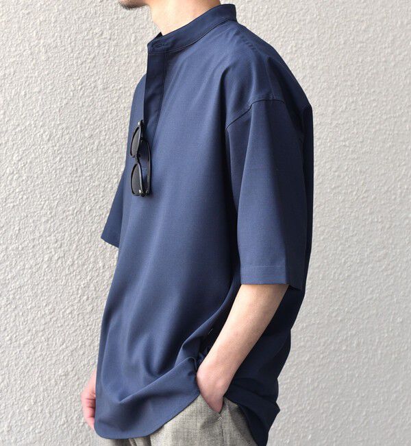 SHIPS any「SHIPS any:〈吸水速乾〉Rapidry バンドスキッパー プルオーバー シャツ(セットアップ対応)◇」|シャツ・ブラウス|