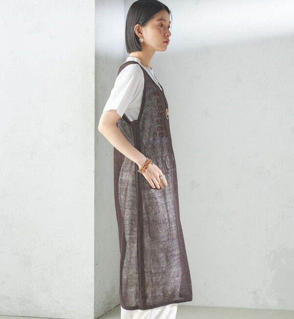 SHIPS for women「〈手洗い可能〉前後 2WAY イタリアン シアー リネン ワンピース」|ワンピース|