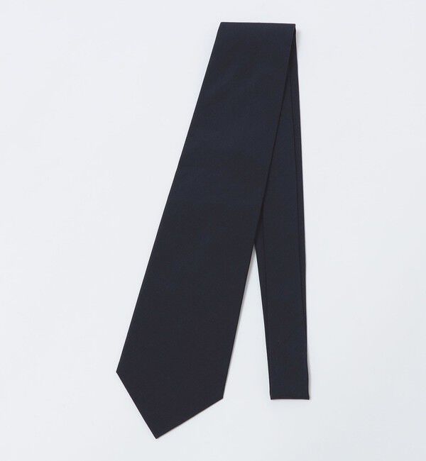 SHIPS「GALLIA: マット シルク ソリッド ネクタイ」|ネクタイ・蝶ネクタイ|ネイビー