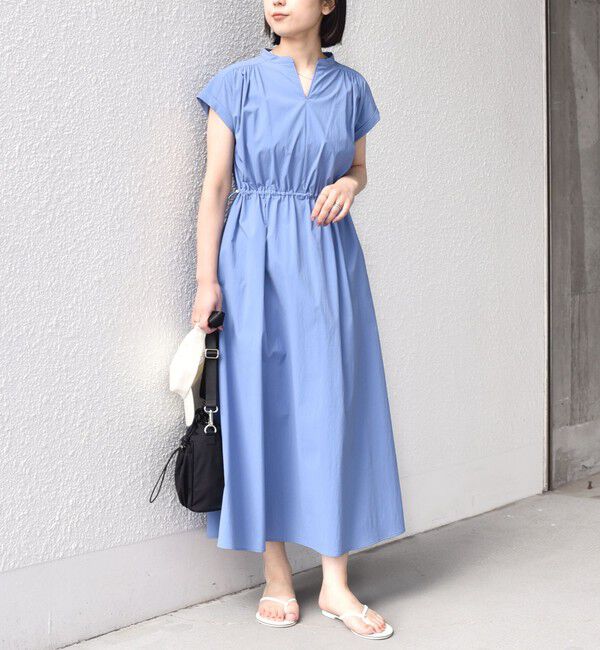 SHIPS Colors 「《一部追加・新色予約》SHIPS Colors:〈接触冷感・撥水〉マルチファンクション ワンピース◆」|ワンピース|