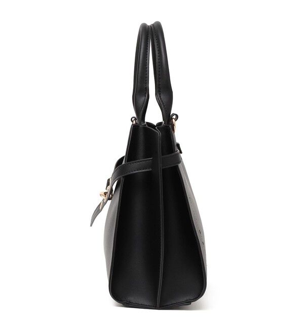 SHIPS any「SHIPS any: ベルト デザイン 2WAY スクエア バッグ」|ハンドバッグ|