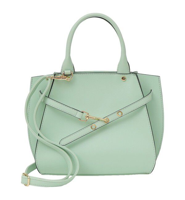 SHIPS any「SHIPS any: ベルト デザイン 2WAY スクエア バッグ」|ハンドバッグ|