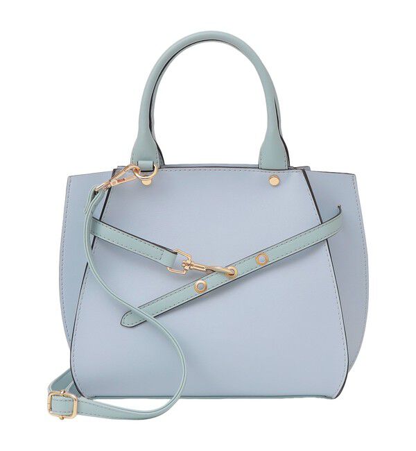 SHIPS any「SHIPS any: ベルト デザイン 2WAY スクエア バッグ」|ハンドバッグ|