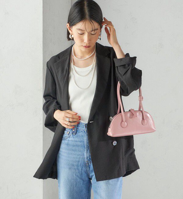 SHIPS for women「〈手洗い可能〉シアー シルク混 ジャケット」|テーラードジャケット|