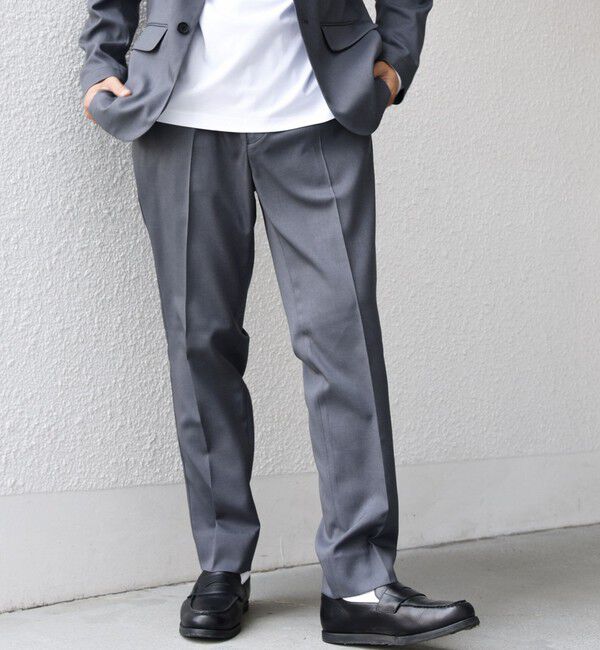 SHIPS any「SHIPS any:〈洗濯機可能〉ウールライク オールシーズン セットアップ ジャケット & イージーパンツ◆」|スーツ|