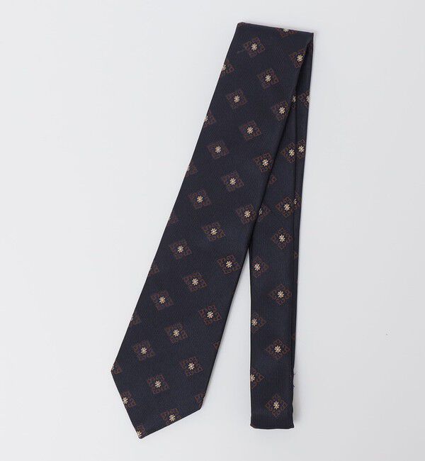 SHIPS「SHIPS: シルク ラージ スクエア コモン ネクタイ」|ネクタイ・蝶ネクタイ|ネイビー