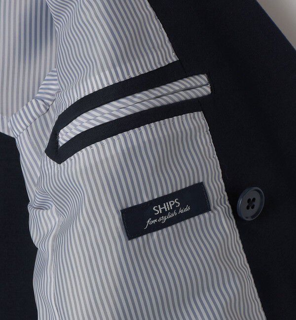 SHIPS KIDS「SHIPS KIDS:110～130cm /セレモニー ポンチ ダブルボタン ジャケット」|スーツ|