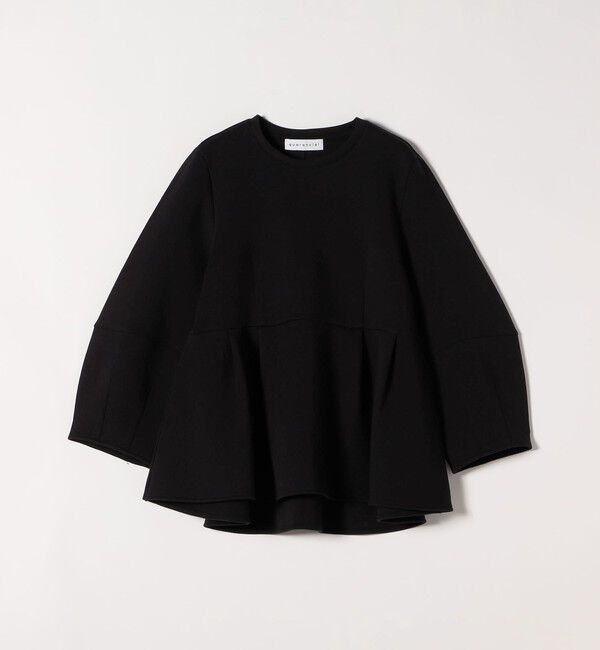 quaranciel「quaranciel:〈洗濯機可能〉ポンチ ペプラム スウェット プルオーバー」|スウェット・ジャージ|