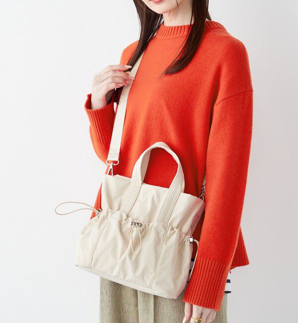 SHIPS Colors 「SHIPS Colors:ナイロン ギャザー ミニ トートバッグ◇」|ショルダー・メッセンジャー|