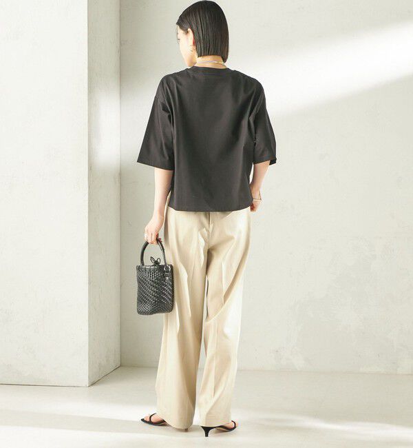 SHIPS for women「〈手洗い可能〉ヴィンテージ ライク デニム タック パンツ」|その他|