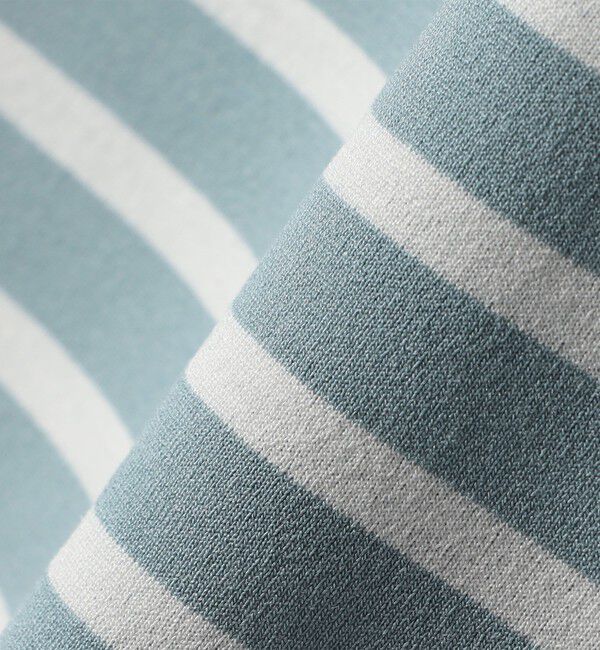 SHIPS any「SHIPS any:〈洗濯機可能〉マリンボーダー レース 襟 プルオーバー」|Tシャツ・カットソー|