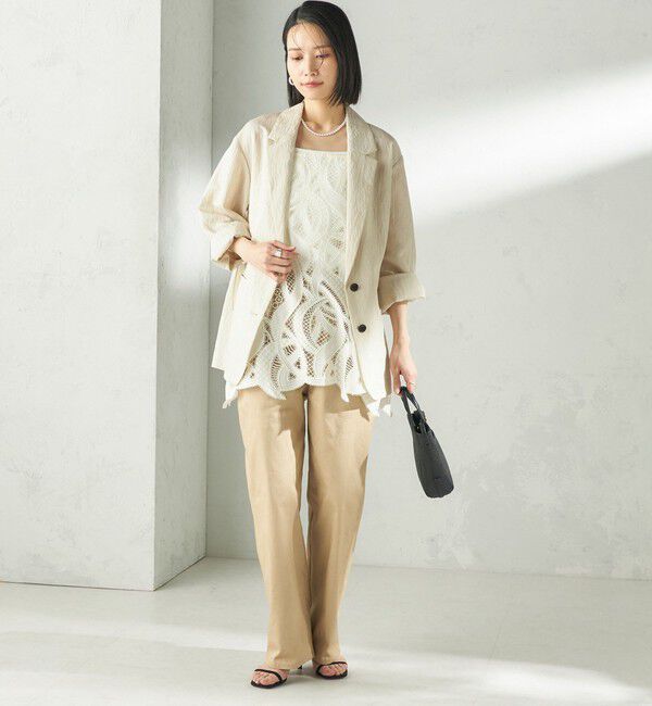 SHIPS for women「〈手洗い可能〉ピン ストライプ シャツライク ジャケット」|テーラードジャケット|