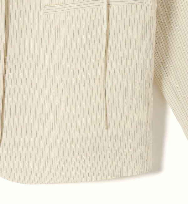 SHIPS for women「〈手洗い可能〉ピン ストライプ シャツライク ジャケット」|テーラードジャケット|