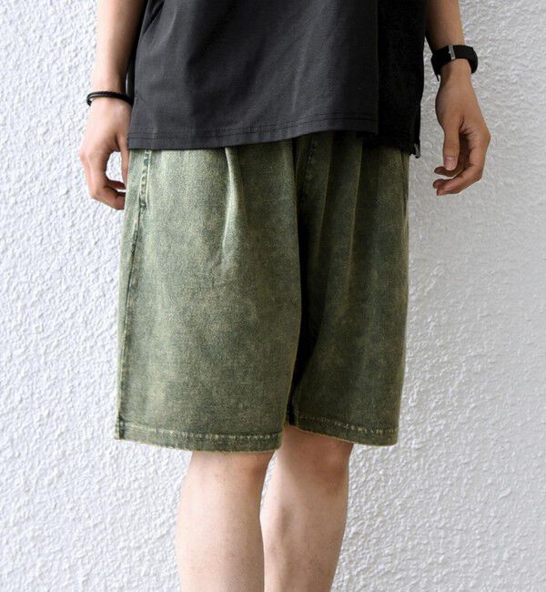 SHIPS any「【SHIPS any別注】ONEITA: ケミカルウォッシュ イージー ショーツ(セットアップ対応)◆」|その他|