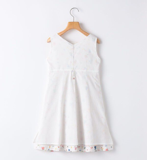 SHIPS KIDS「SHIPS KIDS:140～150cm / ノースリーブ フラワー プリント ワンピース」|ワンピース|