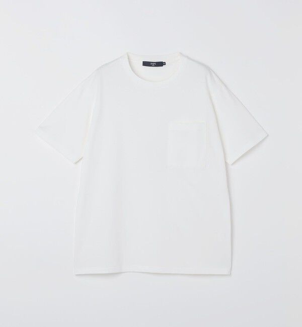 SHIPS Colors 「SHIPS Colors:〈接触冷感・吸水速乾・遮熱〉マルチファンクション ポケット Tシャツ」|Tシャツ・カットソー|ライトホワイト
